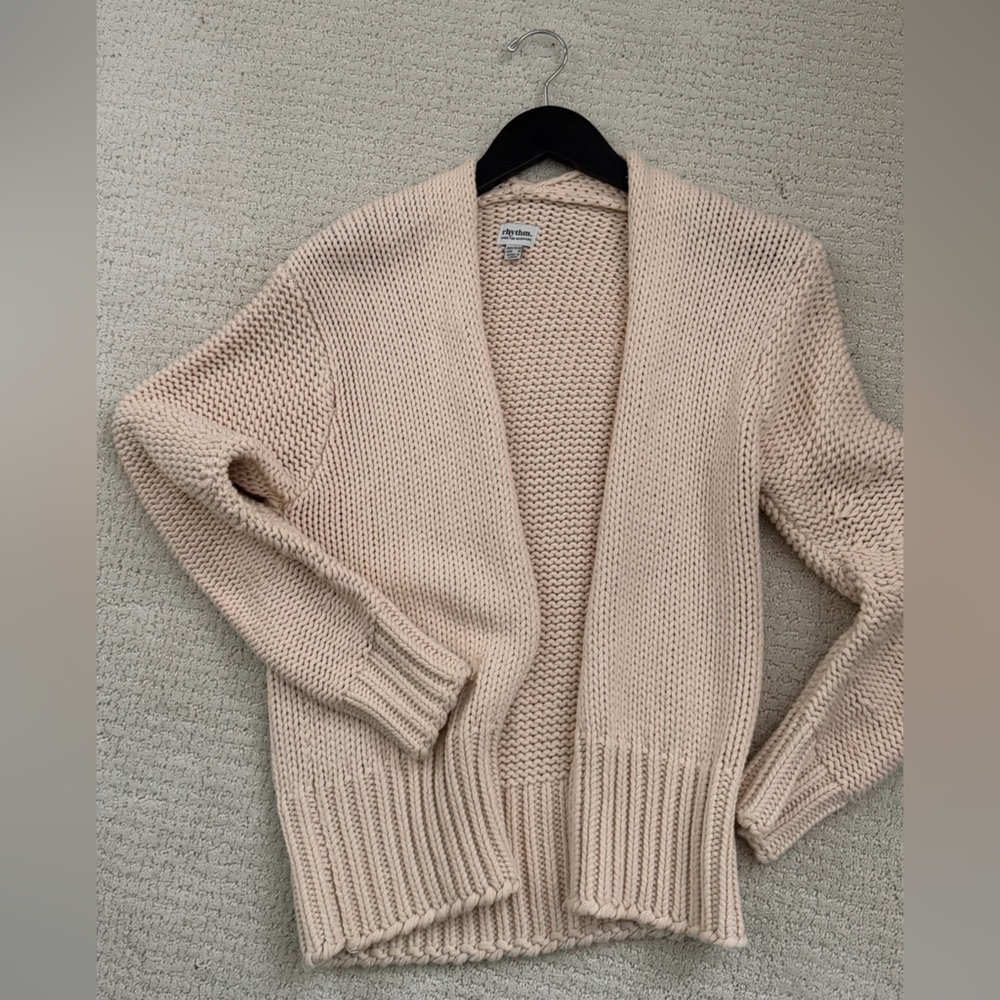 Rhythm Cream Knit Cardigan